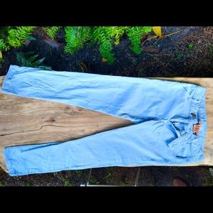Tory Burch light blue Skinny pants